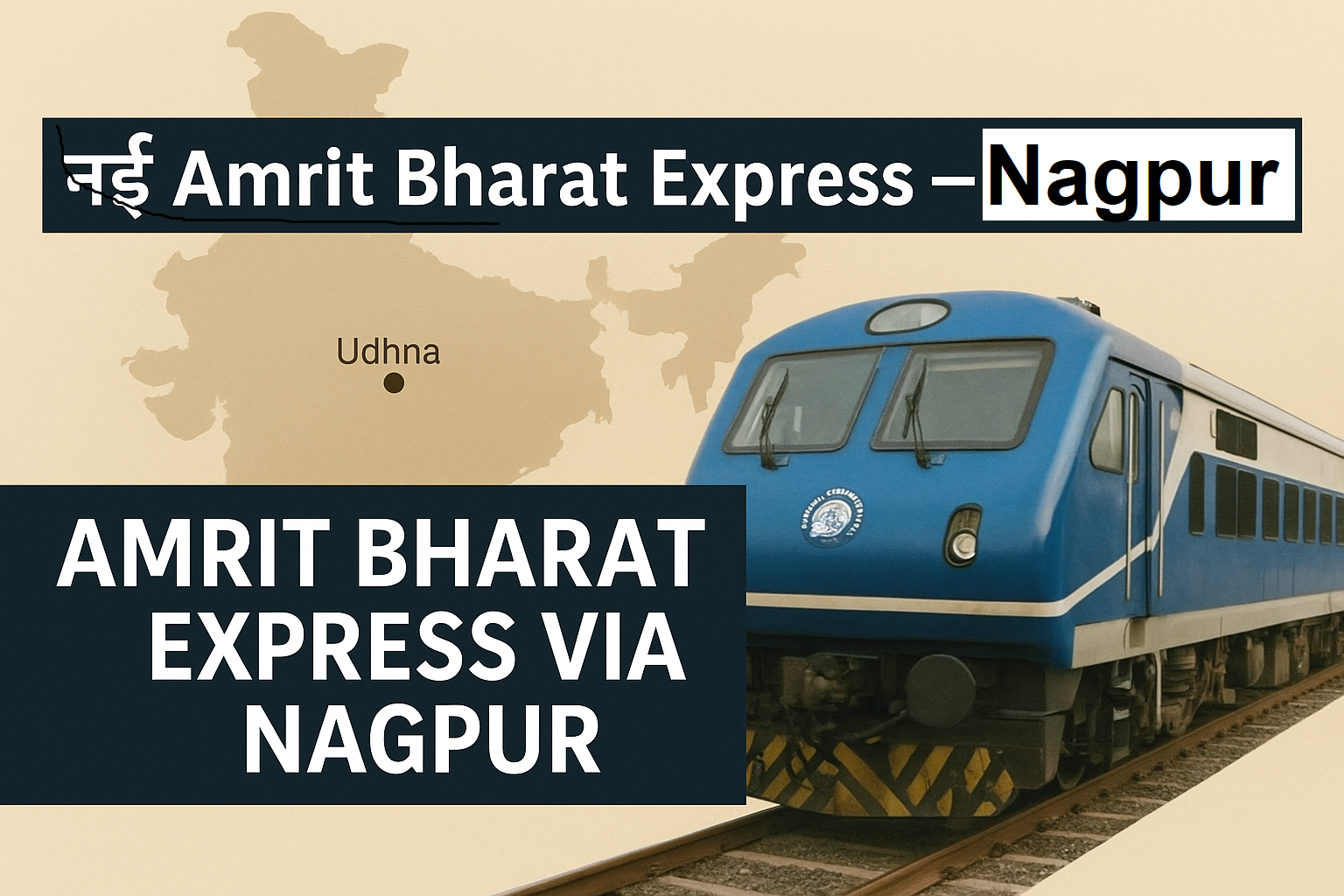 New Amrit Bharat Express via Nagpur