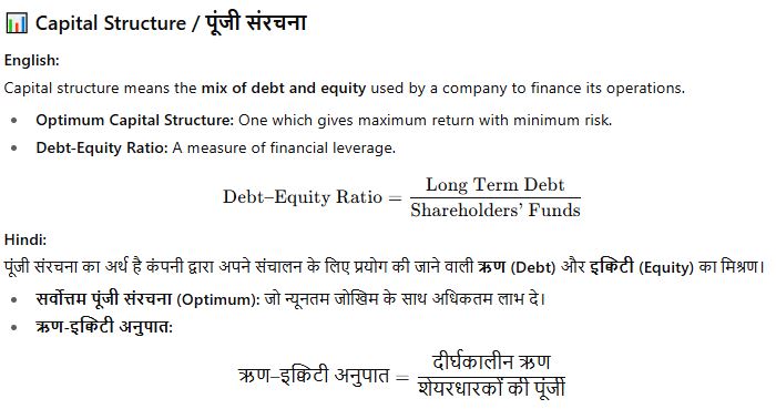 Capital Structure