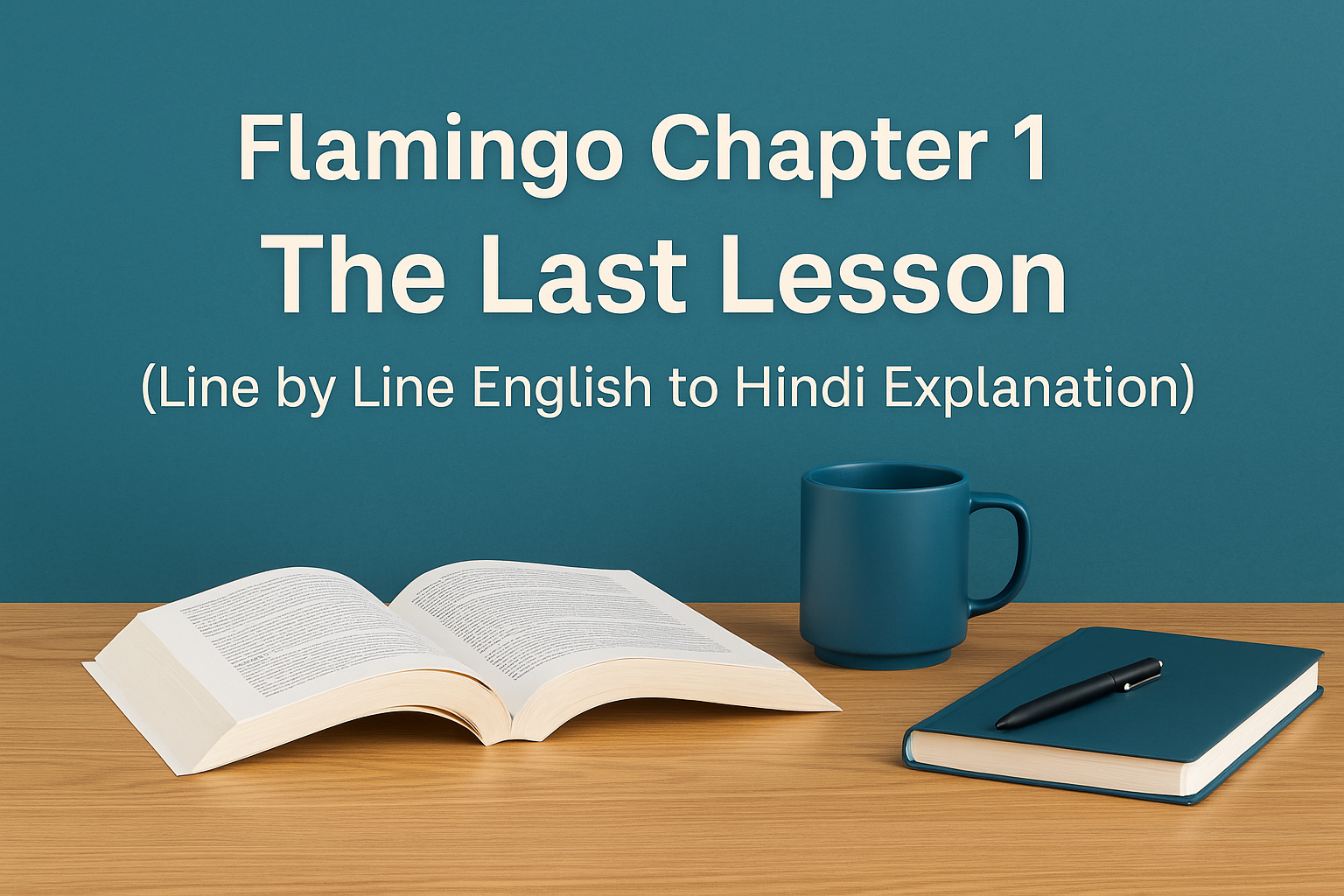 Class 12 English Flamingo Chapter 1 – The Last Lesson (English + Hindi Explanation) 3 Flamingo Chapter 1 The Last Lesson (Line by Line English to Hindi Explanation)