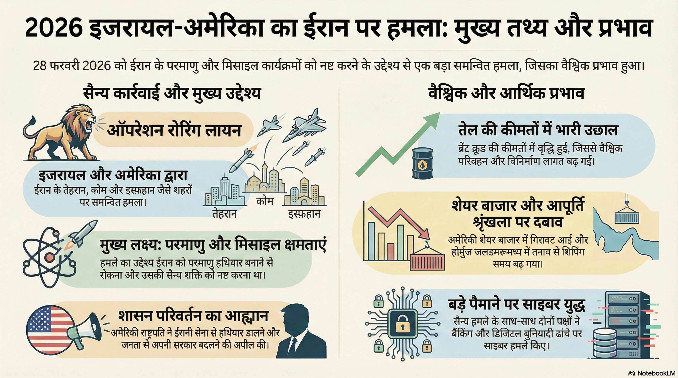 28 फ़रवरी 2026: इजरायल और अमेरिका का ईरान पर भीषण हमला