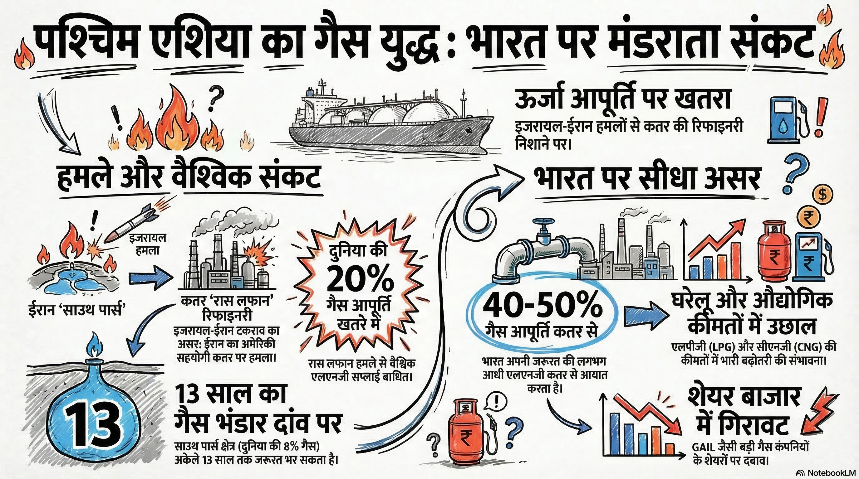 पश्चिम एशिया गैस युद्ध संकट