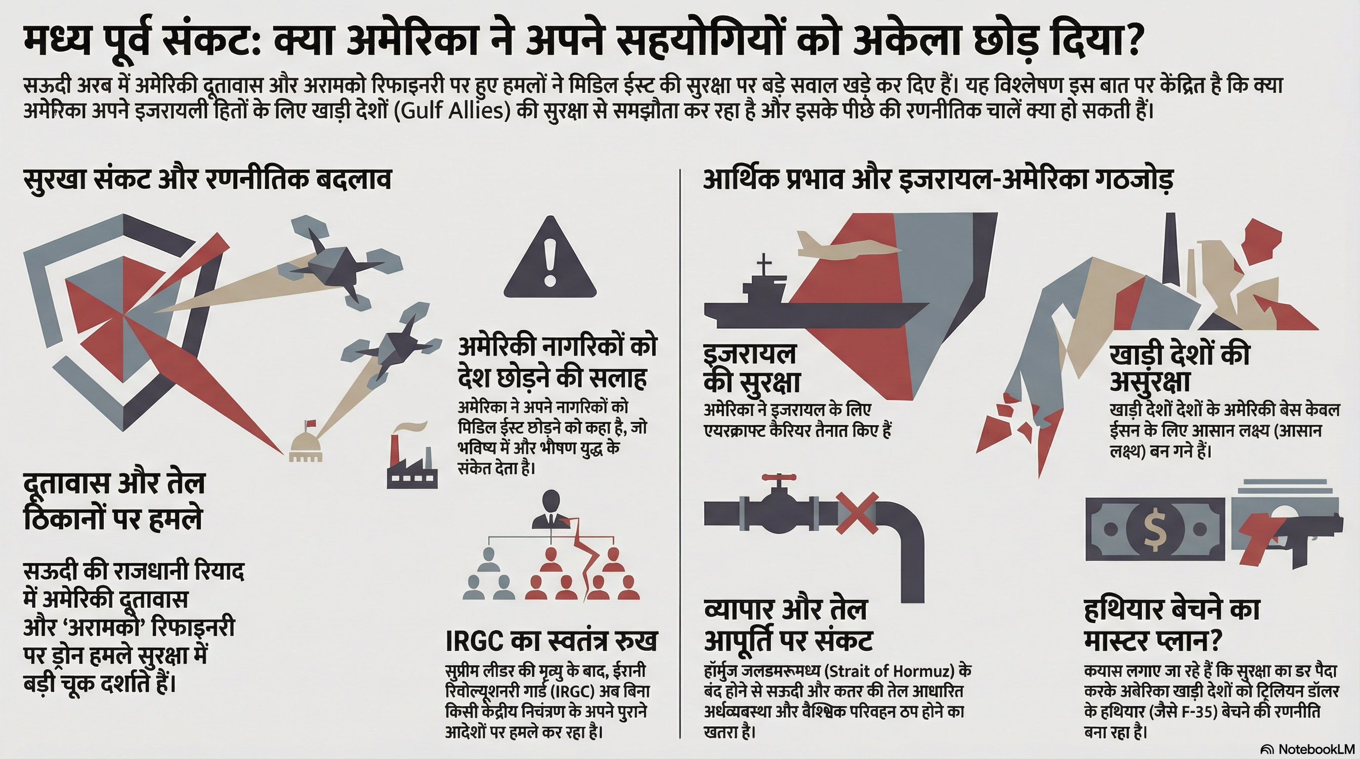 मध्य पूर्व संकट और अमेरिका